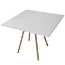 Ver imagem 3 de Mesa Jantar Quadrada Eiffel 80cm Branco MDF Charles Eames