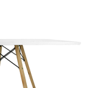 Ver imagem 4 de Mesa Jantar Quadrada Eiffel 80cm Branco MDF Charles Eames