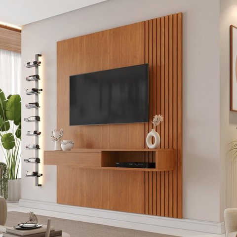 Painel para TV até 65 Polegadas MDF 182CMX217CM Impérium