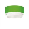 Plafon para Quarto Cilíndrico Sq-3017 Cúpula Cor Verde Limão Branco - 1