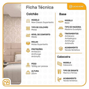 Ver imagem 5 de Box Solteiro Branca com Cabeceira Painel Iris Marrom e o Colchão de Molas Classic Superlastic 88cm
