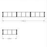 Mini Porta Palete Slim Mini Porta Pallet Slim 180x60 Pallets Conjunto Porta Pallet Bandeja - 3