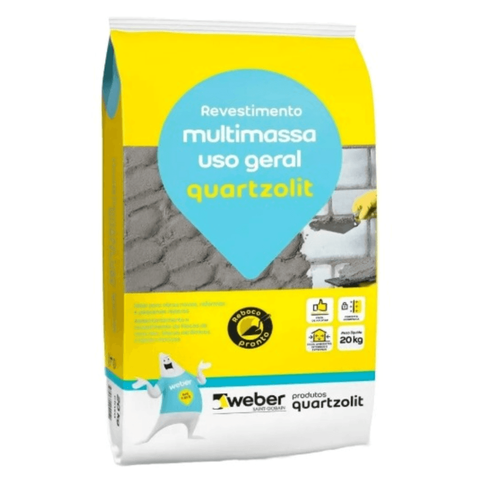 Multimassa Uso Geral Sc 20kg Pl - Quartzolit Quartzolit Solu