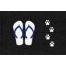 Tapete Capacho - Chinelos e Patinhas Mod 4 - 1