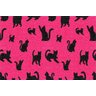 Tapete Capacho Rosa 60x40cm - Gatos - 1