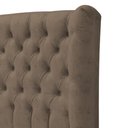 Ver imagem 5 de Cabeceira Casal Everest P02 140 cm para cama Box Suede Marrom - Amarena Móveis