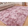 Tapete Felpudo Peludo Grande Sala 2,00 x 1,40M Rosê Mesclado - 1