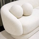 Ver imagem 2 de Kit 2 Almofada Redonda Axis 35x35cm Boucle Off White - Sallar Home