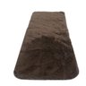 Tapete Passadeira Marrom Escuro Felpudo 2 x 0,60 M Life Tex - 2
