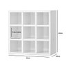 Nicho Mdf Branco Tx Porta Toalhas 9 Lugares 40l X 20p X 40a Cm Nchbr017 - 2