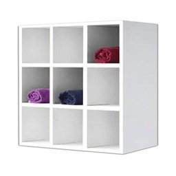 Nicho Mdf Branco Tx Porta Toalhas 9 Lugares 40l X 20p X 40a Cm Nchbr017 - 3