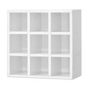 Ver imagem 1 de Nicho Mdf Branco Tx Porta Toalhas 9 Lugares 40l X 20p X 40a Cm Nchbr017