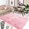 Tapete Sala Rosa Bebê Felpudo 1,40x2,00M Macio Life Tex - 2