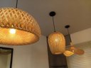 Ver imagem 3 de Kit 3 Pendentes Bambu Natural Orgânico Composição C Lâmp.LED