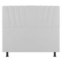 Ver imagem 3 de Cabeceira Cama Box Casal Dublin 140cm Sintético Branco - Desk Design