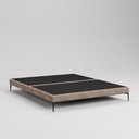Ver imagem 6 de Cama Base Box Queen Unique 158x198 Sommier Moderno Pés de Ferro Bouclê Capuccino - Desk Design
