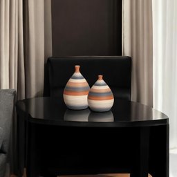 Vasos Decorativos de Cerâmica Decoração de Sala Mimo Falésias Joelma Decorações - 7
