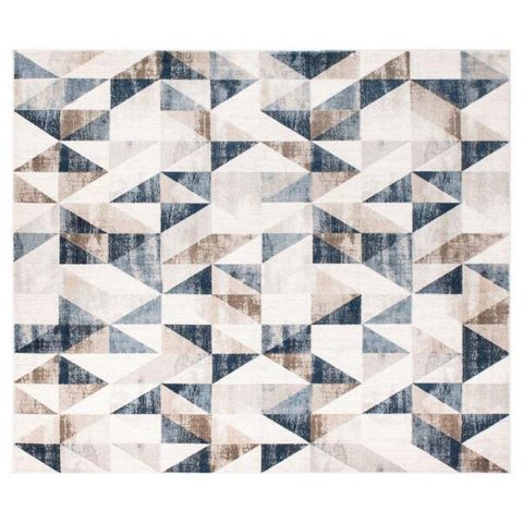 Tapete para Sala Condor 04 Azul-Cinza 3,00x4,00M - Edantex