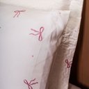 Ver imagem 2 de Jogo de Lençol Casal Padrão Lacinhos Micropercal 180 Fios 3 Peças - 100% Poliéster