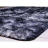 Tapete Sala Peludo Felpudo Luxo Fofo 3,80 x 5,00 Metros Preto Mesclado - 3