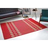 Tapete Lancer Sisal Sisllê S-557 1,0x1,5M Vermelho Bege - 1