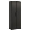 Ver imagem 1 de Guarda Roupas Multiuso Solteiro Organizador 4 Prateleiras Belém Notável Preto