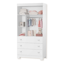 Ver imagem 4 de Guarda Roupa Infantil New Katatau 2 Portas 3 Gavetas Branco Fosco