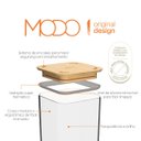 Ver imagem 6 de Pote Hermético Quadrado Modo Bambu Cristal 1,8 Litro - Coza