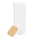 Ver imagem 3 de Pote Hermético Quadrado Modo Bambu Cristal 1,8 Litro - Coza