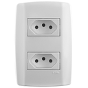 Ver imagem 1 de Tomada Monobloco 2t Separadas 20a 250v Branca Ilumi 80121