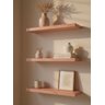 Kit de 3 Prateleiras 60cm Mdf Rosa - On Móveis - 1