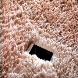 Tapete Felpudo Peludo 200x150 Sala e Quarto Bege Mesclado - 3