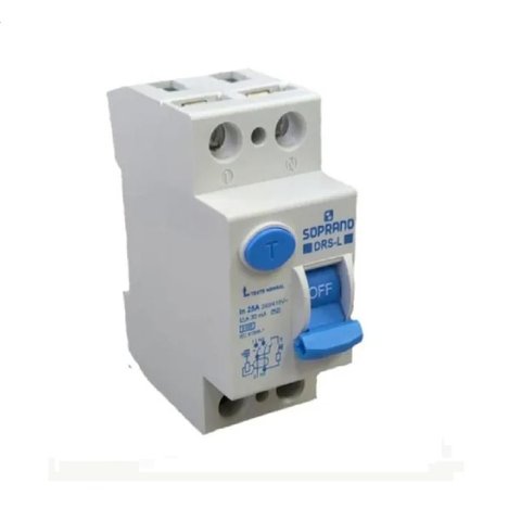 Interruptor Diferencial Drs-L Bipolar 25a 6ka Soprano