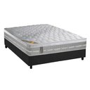 Ver imagem 1 de Cama Box Casal: Colchão Molas Ensacadas Castor Pocket Premium Gel + Base CRC Suede Gray(138x188)
