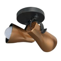 Spot de Sobrepor Octa Duplo Preto Cobre Startec Direcionável E27 - 1