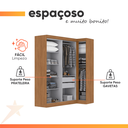 Ver imagem 6 de Guarda Roupas Modulado de Canto Madrid com 5 Portas e 2 Gavetas Maxel