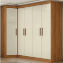 Ver imagem 2 de Guarda Roupas Modulado de Canto Madrid com 5 Portas e 2 Gavetas Maxel