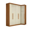 Ver imagem 1 de Guarda Roupas Modulado de Canto Madrid com 5 Portas e 2 Gavetas Maxel