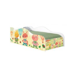 Cama Montessoriana Solteiro Fazendinha Animais 100% Mdf Lúdica Segura para Quarto Infantil - 3