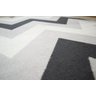 Tapete para Sala Zig Zag 3 x 2 Renaissance Cinza - 3