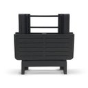 Ver imagem 2 de Mesa Quadrada Dobrável Multiuso P/ Bar Restaurante Casa Festa Jardim Área Externa 80x72cm - Preta