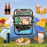Cadeira Mochila Banqueta Bolsa Semi Termica Banco Dobravel Pesca Acampamento Pescaria Camping Praia  - 6