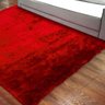 Tapete Gold Shaggy 09 Vermelho -1,50 x 2,00 - Edantex - 2