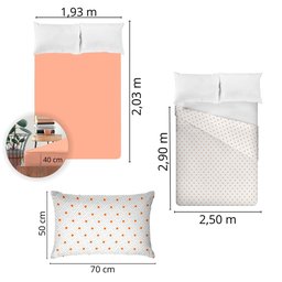Jogo de Cama King Size 180 Fios Fiori - Lara (7817) - 5