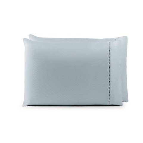 Par de Fronhas 70cm X 50cm 2 Peças Laura Toque Percal 400 Fios 100% Poliéster - Cinza