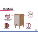 Ver imagem 4 de Gabinete Cozinha Modulado Celeste c/1 Porta 40cm Cinamomo/Platina MGM