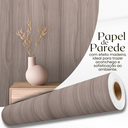 Ver imagem 3 de Papel de Parede Adesivo Vinílico Imitação Madeira Rústica Lavável para Quartos, Salas e Escritórios
