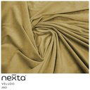 Ver imagem 4 de Sofá Curvo Montserrat 150cm 2 Lugares Veludo Amarelo - Nexta Casa