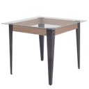 Ver imagem 4 de Conjunto Sala de Jantar Espanha com 4 Cadeiras em Aço Tampo de Vidro Mais Decor