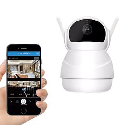 Câmera de Segurança Ipc360 Wifi Hd com Detecção de Movimento Visão Noturna e Áudio - 1